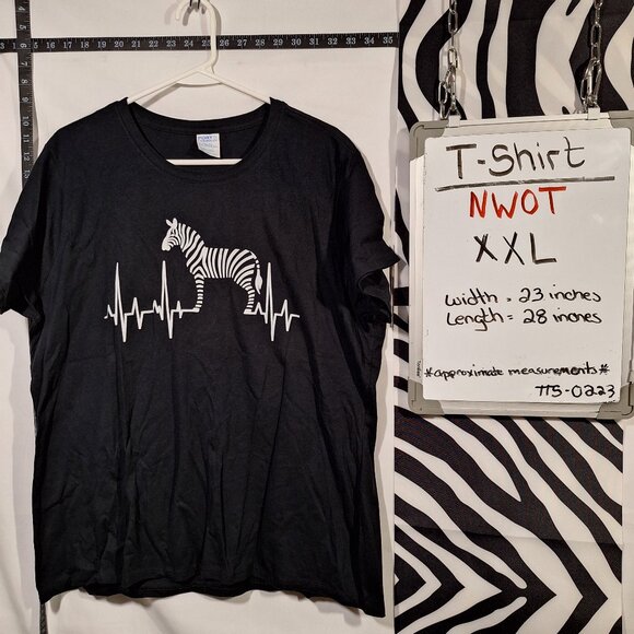 Tops - NWOT Zebra HeartRate/Rhythm T-Shirt XXL
